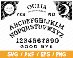 Ouija board svg spirit talking halloween cut file diy Sticker clipart png