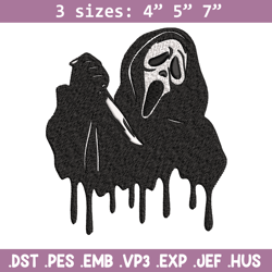 Ghostface knife Embroidery design, Horror Embroidery, Embroidery File, logo design, logo shirt, Digital download.
