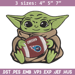 Baby Yoda Tennessee Titans embroidery design, Titans embroidery, NFL embroidery, sport embroidery, embroidery design.