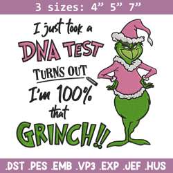 Grinchmas Embroidery Design,Grinch Embroidery, Embroidery File, Chrismas Embroidery, Anime shirt, Digital download