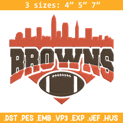 Cleveland Browns City embroidery design, Browns embroidery, NFL embroidery, logo sport embroidery, embroidery design.