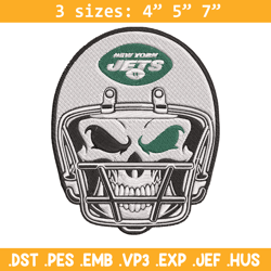 New York Jets Skull Helmet embroidery design, Jets embroidery, NFL embroidery, Logo sport embroidery, embroidery design.