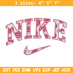Nike pink embroidery design, Nike embroidery, Emb design, Embroidery shirt, Embroidery file, Digital download