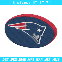 Ball New England Patriots embroidery design, Patriots embroidery, NFL embroidery, sport embroidery, embroidery design.