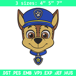 Chase dog Embroidery Design, Paw Patrol Embroidery, Embroidery File,Anime Embroidery, Anime shirt, Digital download