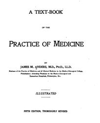 A Text Book of the Practice of Medicine 1901