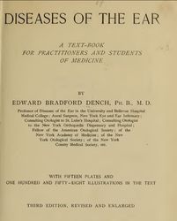 Diseases of the Ear 1904 RAR BOOK