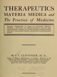 Therapeutics Materia Medica and the Practice of Medicine 1905