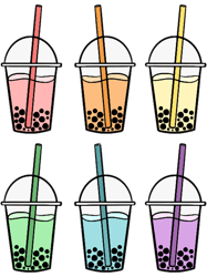 Rainbow Bubble Tea