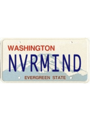 BREAKTHROUGH ALBUMWashington State License Plate