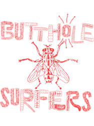 Butthole Surfers Fly (red)