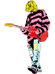 Kurt Cobain Artistic Modern Pop Portrait Design