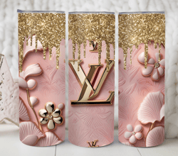 20oz Tumbler Wrap Fashion Tumbler Wrap PNG Bundle, Lv Tumbler Wrap, Digital Download