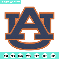 Auburn University logo embroidery design, NCAA embroidery, Sport embroidery,Logo sport embroidery,Embroidery design