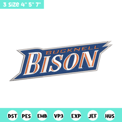 Bucknell Bison logo embroidery design, Sport embroidery, logo sport embroidery, Embroidery design,NCAA embroidery.