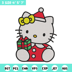 Hello kitty chrismas Embroidery Design,Kitty Embroidery,Embroidery File, Anime Embroidery, Anime shirt, Digital download