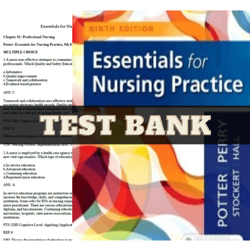 Latest 2023 Essentials for Nursing Practice 9th Edition by Patricia A. Potter Test Bank | All Chapters Included