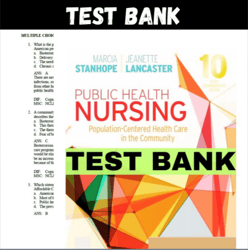 Test Bank Public Health Nursing Population Centered Health Care in the Community 10th Edition All Chapter