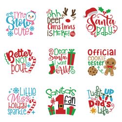 Christmas Svg Bundle, Christmas Svg, Santa Svg, Christmas Baby Svg, Cookie Svg, Holidays Svg, Digital download