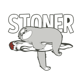 stoner sloth svg, cannabis svg, cannabis clipart, weed svg, marijuana svg, weed leaf svg, digital download