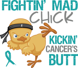 fightin' mad chick kickin' cancer's butt svg, breast cancer svg, cancer awareness svg, cancer survivor svg