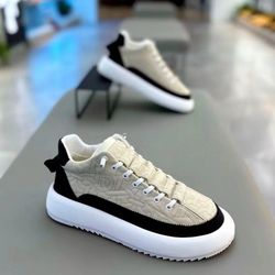 Men Vulcanized Sneakers Shoes Tennis Sports Slip-On Mix Color Good Quality for Man - burning man boots