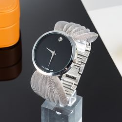 Women's Bracelet Watch Quartz TR Mesh Band Minimalist Watch For Women Ladies Valentines Gift For Her - Best Watches