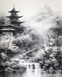 Japanese Ukiyo-e Print PRINTABLE Art, Japanese Gallery Wall Art Digital Print Instant Download 33