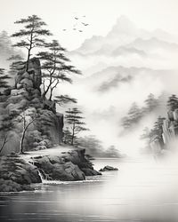 Japanese Ukiyo-e Print PRINTABLE Art, Jpanese Gallery Wall Art Digital Print Instant Download 35