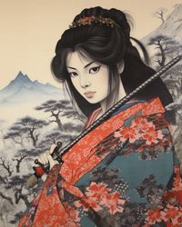 Japanese Ukiyo-e Print PRINTABLE Art, Japanese Gallery Wall Art Digital Print Instant Download 105