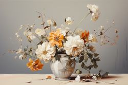 PRINTABLE DIGITAL DOWNLOAD Abstract Flowers Floral Gifts 248 Bedroom Living room Nursery room Clipart JPG