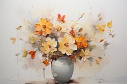 PRINTABLE DIGITAL DOWNLOAD Abstract Flowers Floral Gifts 259 Bedroom Living room Nursery room Clipart JPG