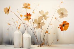 PRINTABLE DIGITAL DOWNLOAD Abstract Flowers Florl Gifts 19 Bedroom Living room Nursery room Clipart JPG