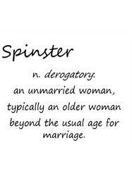 Spinster definition