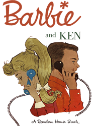 barbie and ken vintage book cover (1963)