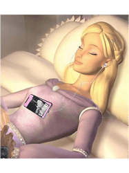 Barbie listening to Ultraviolence by Lana Del Rey