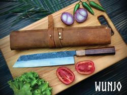 Professional Grade Handmade Chef Knife with 12C27 Wear, and Corrosion Resistance Blade, Razor Sharp Edge, Christmas Gift