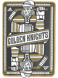Las Vega Golden Knights Mens Card Logo Amplifie