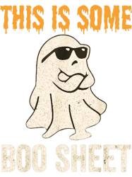 This Is Some Boo Sheet Ghost Retro Halloween Costume Women