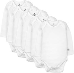 baby-boys 5-pack long sleeve bodysuits one-piece 100 organic cotton for infant baby boys