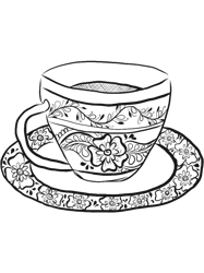 Intricate Tea Cup