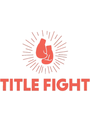 title fight boxing gloves