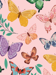 Butterflies seamle