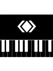 sky children of the light (cotl)piano symbol (black)