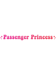 passenger princess car mirror decal car mirrorrear view mirrorcar decal (2)