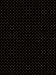 Extra Small Gold on Black Polka DotsGraphic