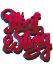 Float amp Sting, red and blue, extrasmall