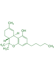 THC Molecule (Green)