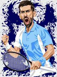 Novak Djokovic WINNER Triblend