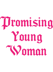 Promising young woman pink design